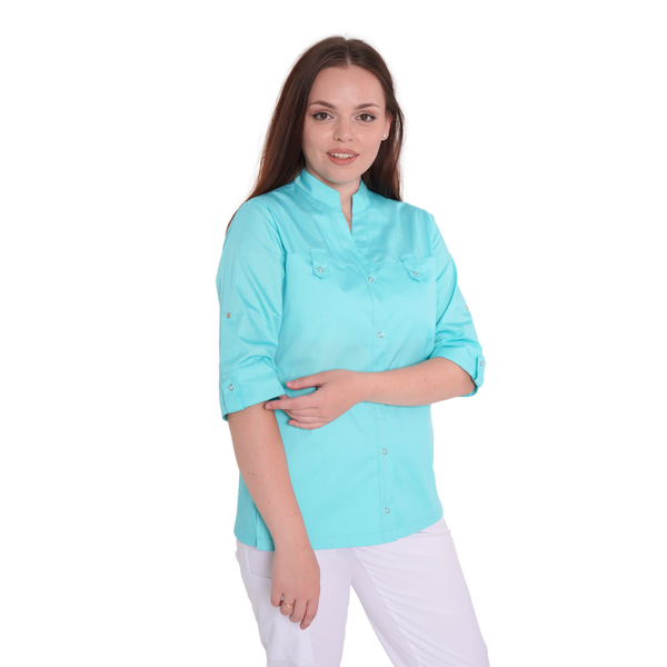 Медична куртка Небраска 3/4 Тіффані 46 2000000537702 фото