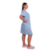 Медичний тонкий халат Саламанка, Небесний, 42 2000000448978 фото 2