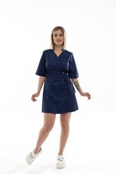 Жіноча туніка котонова Макао, Темно-синя, S 2000000548821 фото
