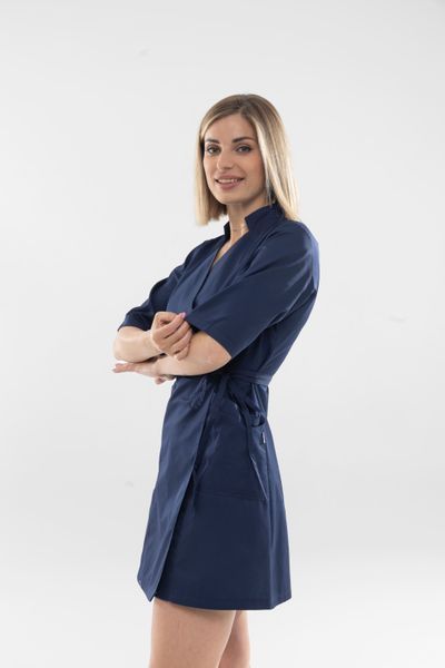 Жіноча туніка котонова Макао, Темно-синя, S 2000000548821 фото